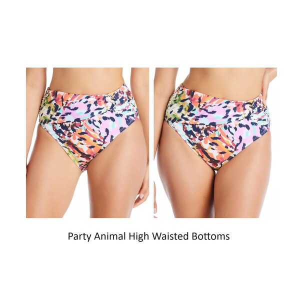 NWT Bleu Rod Beatty Women's Assorted Multicolor Bikini Bottoms 6-14 $60 12HL142 - Picture 2 of 9